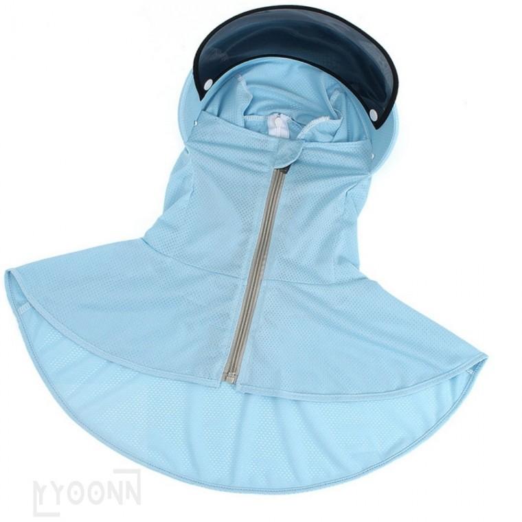 풀커버 밭일모자 햇빛가리개 썬캡 스카이