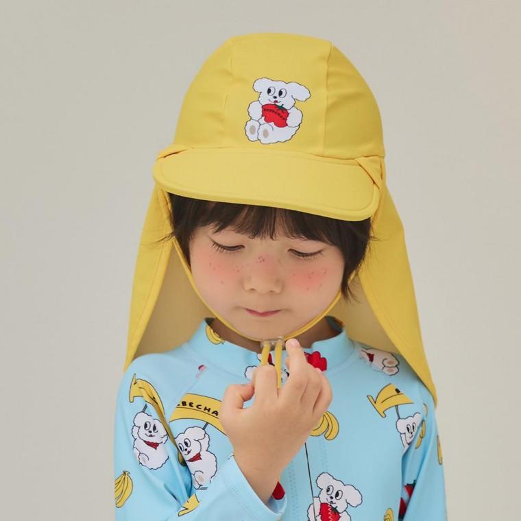 베베샤 플랩캡 몽실이 수영모자 물놀이모자 썬캡