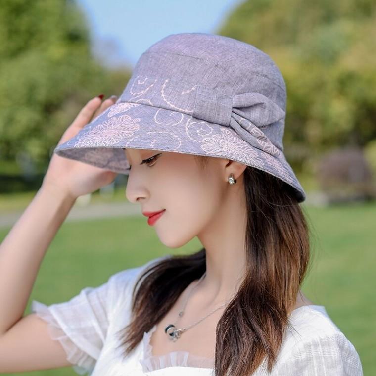 버킷햇 여성 모자 중년 할머니 농사 챙넓은 썬캡