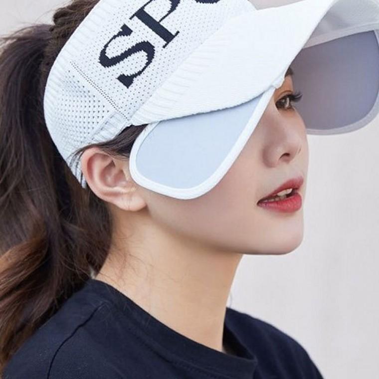 스포츠 썬캡 1+1 여자썬캡모자 여성자외선차단모자