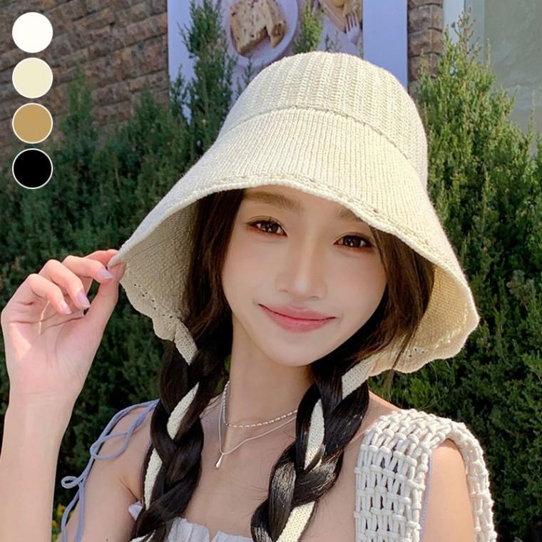 레이스 소공녀 스트랩 보닛햇 비치캡 왕골모자 보넷 라탄 밀짚 썬캡 ELM-256