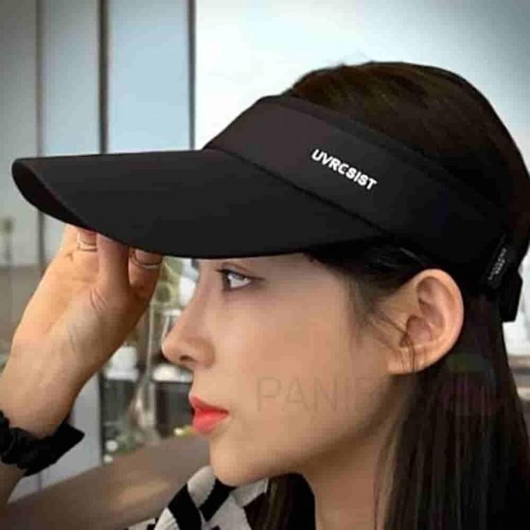 테니스 썬캡 블랙 여자썬캡모자 여름여자모자 자외선차단썬캡 여름썬캡 여름모자 UV썬캡 자외선 가리개 여