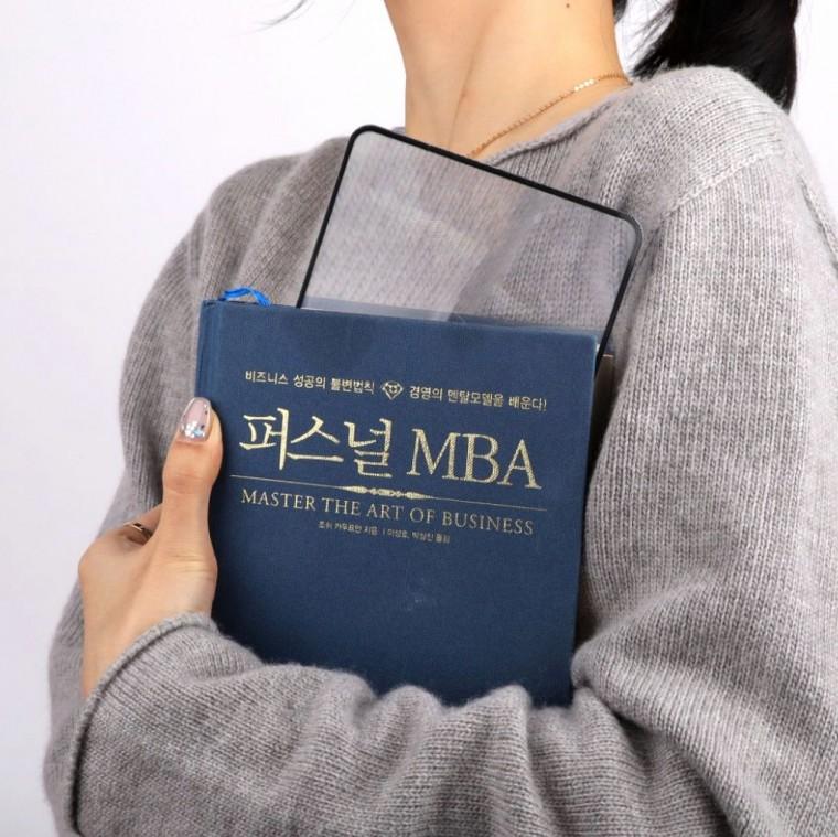 돋보기 카드형 대형 노안 독서용 확대경 휴대용 돋보기