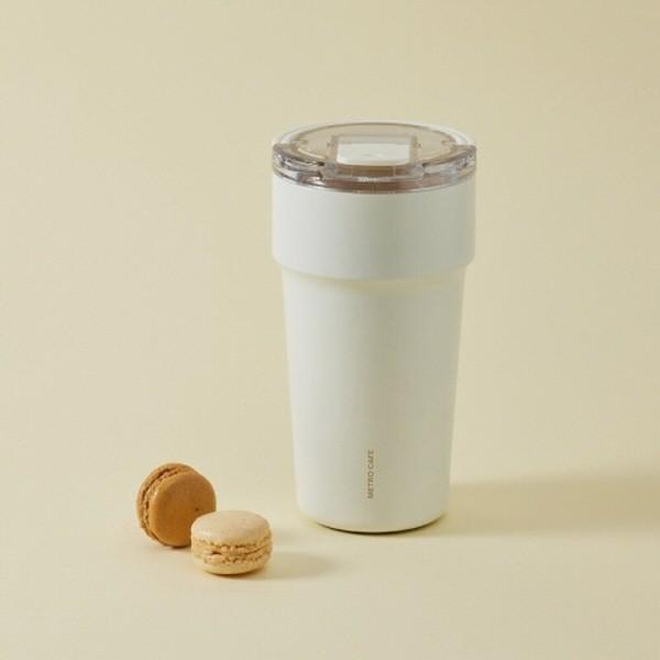 락앤락 메트로카페 세라믹 핸들텀블러 710ml 아이보리 대용량텀블러 휴대용보틀