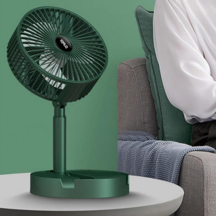 충전식 미니 무선 선풍기 접이식 탁상용 거치대 휴대용 팬
