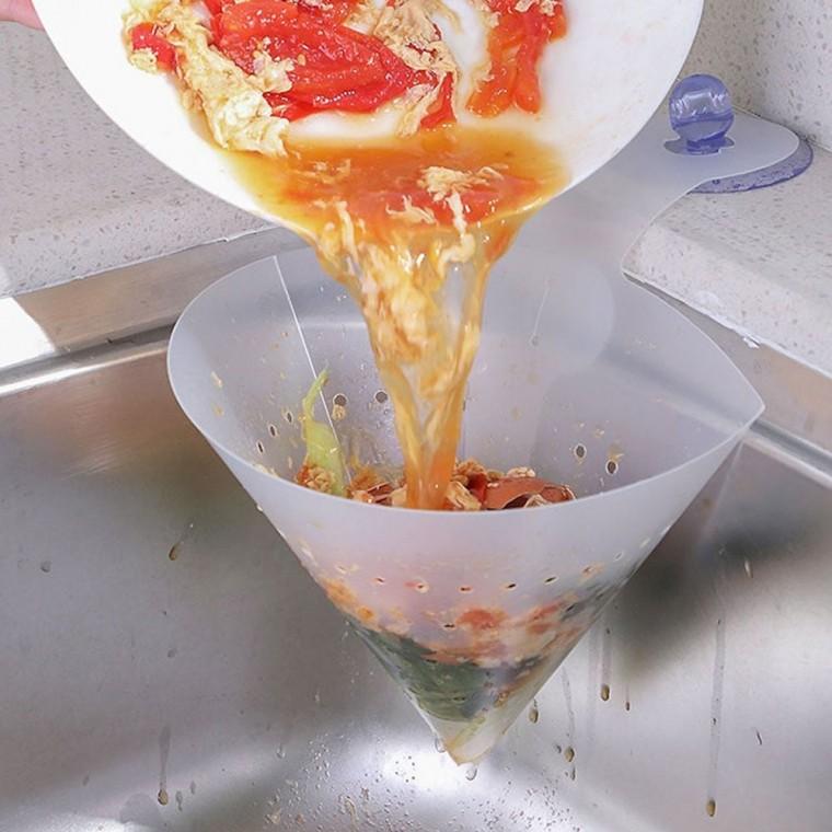 휴대용 씽크대 음식물 쓰레기 여과 선반 바구니 채반 스텐음식물거름망 음식쓰레기거름망 음쓰거름망