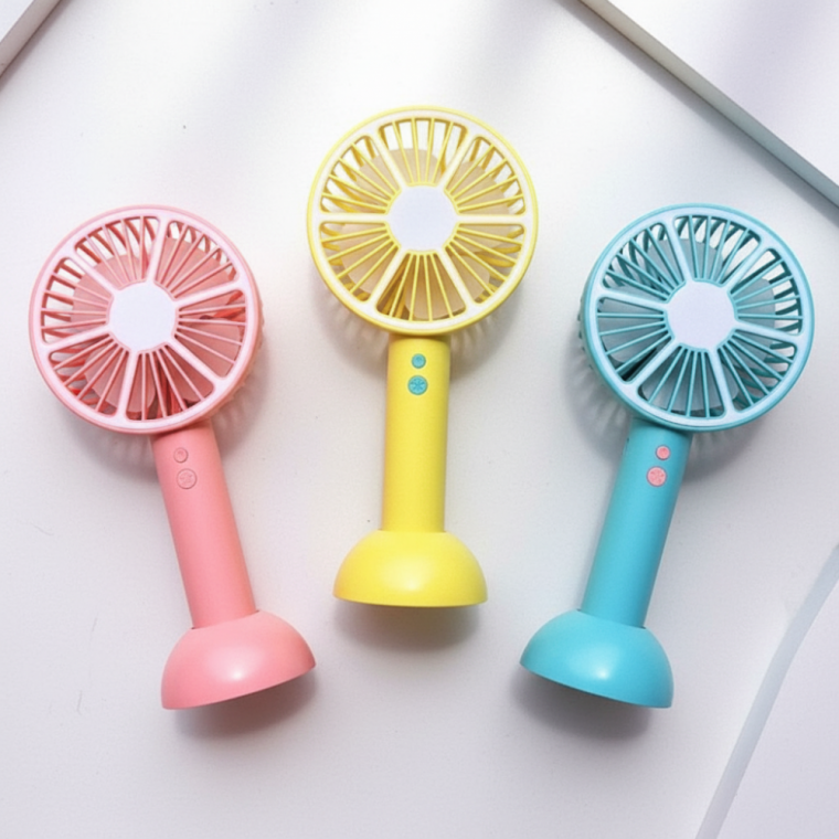 레몬 휴대용 핸디 선풍기 무선 USB 미니 탁상용 초경량