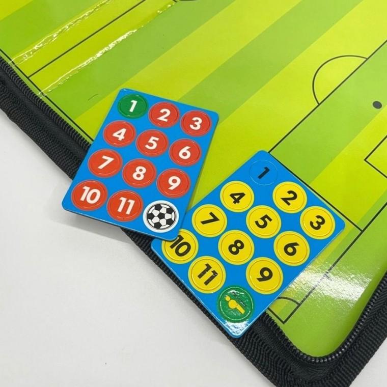 전술작전판 휴대용 축구 농구 작전 보드 심판 코치 용품