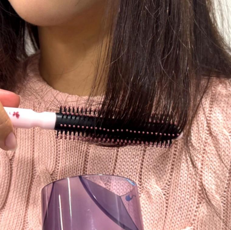 미니롤빗 뿌리 볼륨 브러쉬 휴대용 드라이 빗