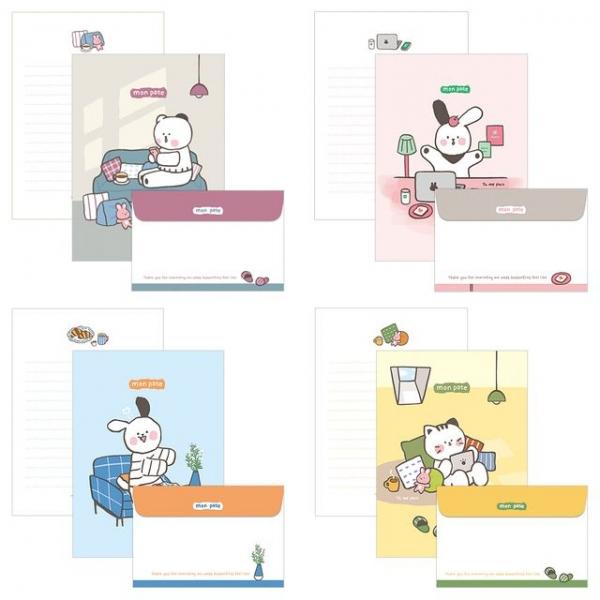 몽 포트 편지지(20개)