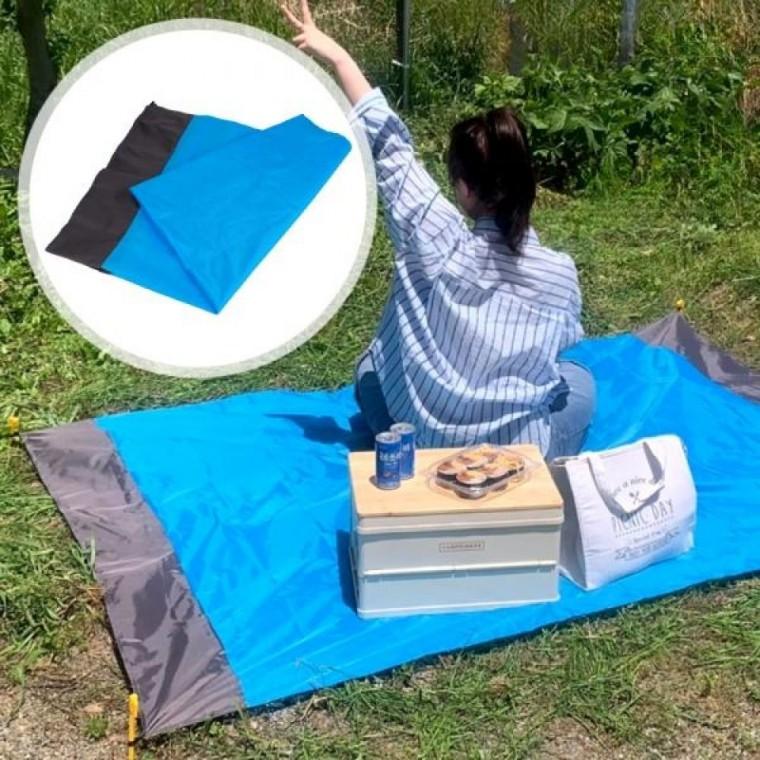 미니 돗자리 피크닉 포켓 블루 경량 휴대용 가벼운