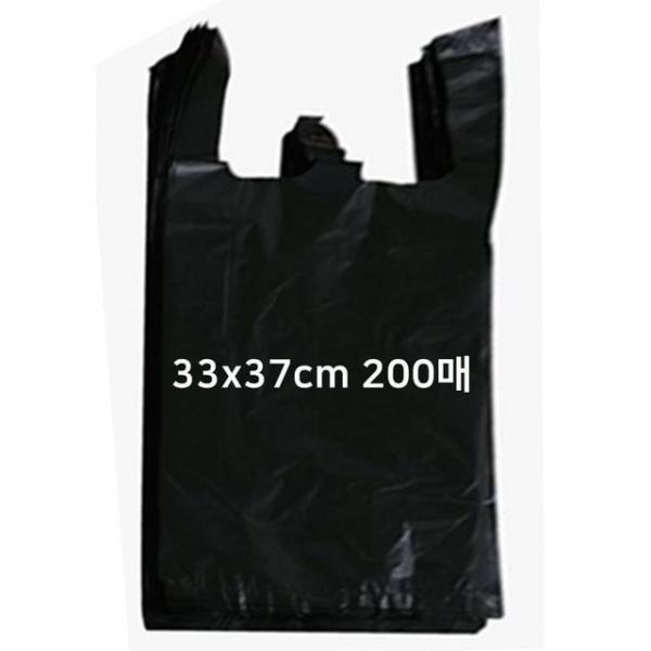 검정비닐봉지 400매 33x37cm 비닐봉투 검정봉투