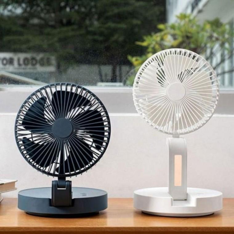 3단 가능 조절 선풍기 자동회전 휴대용 폴딩 탁상형