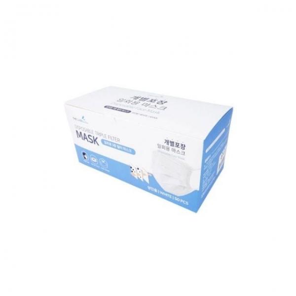 개별포장 일회용마스크(50P 성인용) 화이트