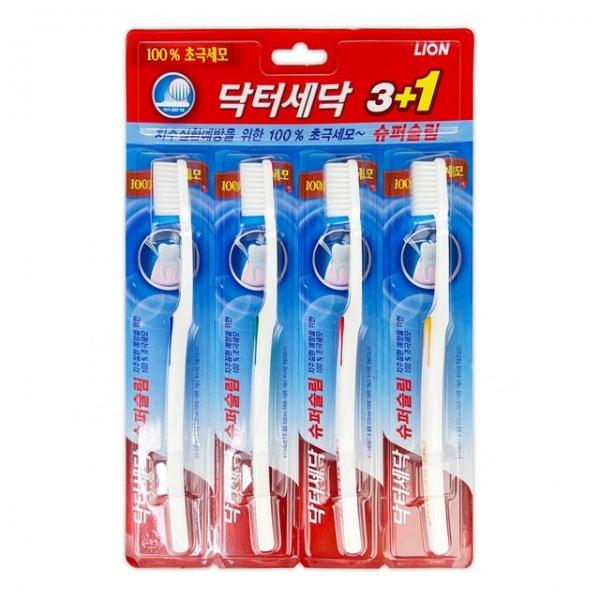 닥터세닥 슈퍼슬림 칫솔 4P -O