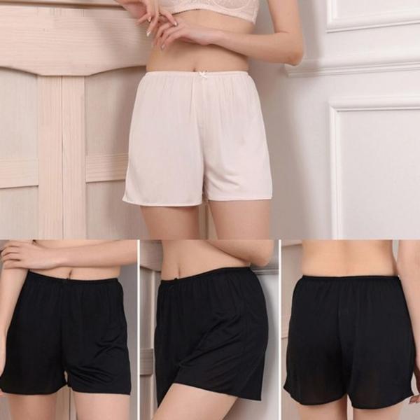 (뵈뵈)기본 무지 시원한 쿨 인견 속바지 슬립