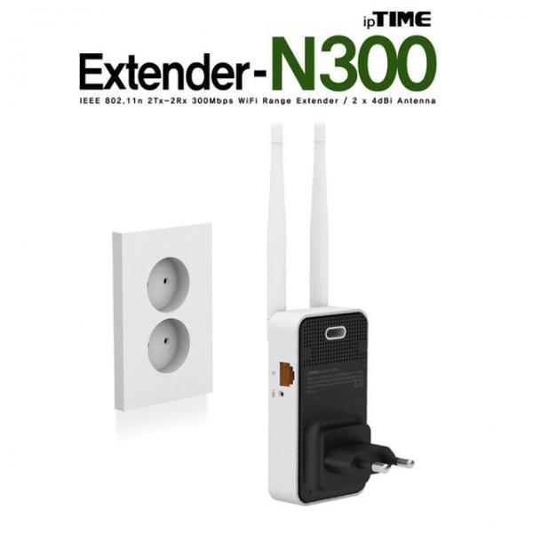 .IP TIME 와이파이 무선 확장기 증폭기 EXTENDER-N300