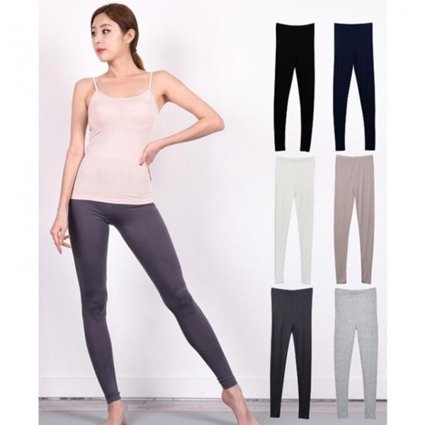 (스킨센스) 모달 레이온 스포츠 요가 민자 레깅스