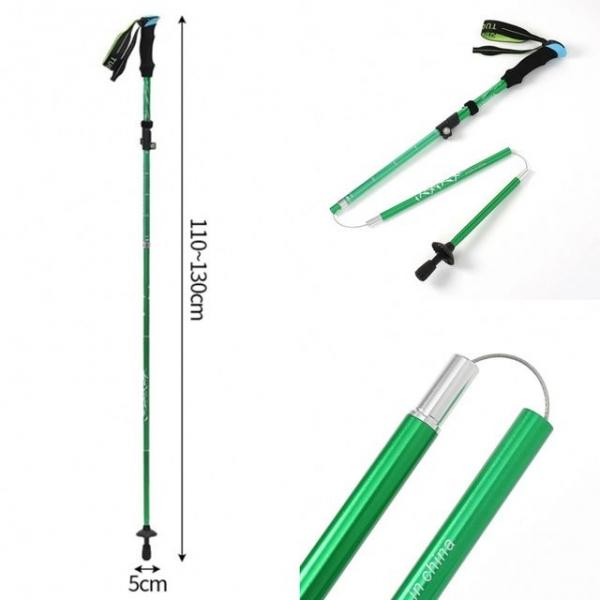 액티브원 5단 접이식 등산스틱 130cm 경량등산지팡이