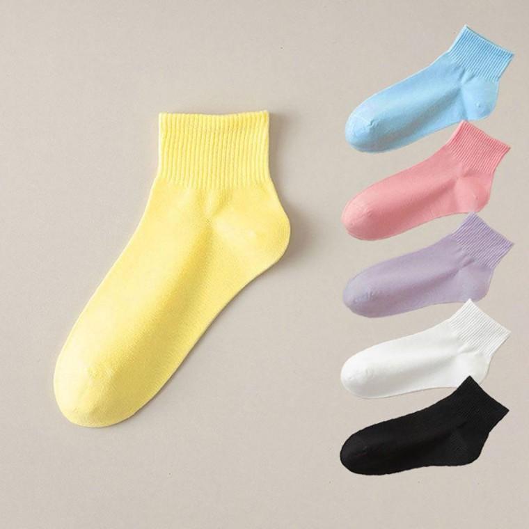 캔디 골지 발목 단목 양말 6co 여름 얇은 발레 코어 중목 시스루 여성 예쁜 학생