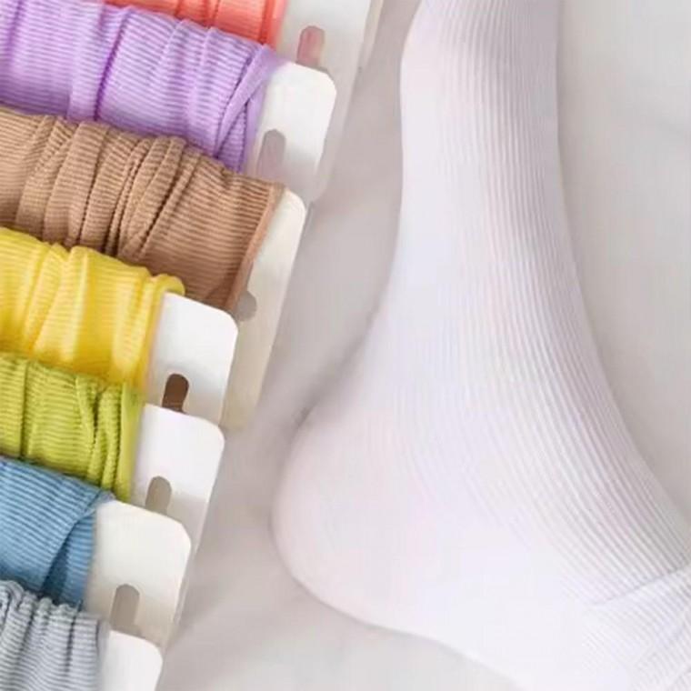여성 양말 시원한 여름 골지 긴목 부드러운 쿨 부드러운 쿨 여성 시원한 긴목 골지 여름 양말