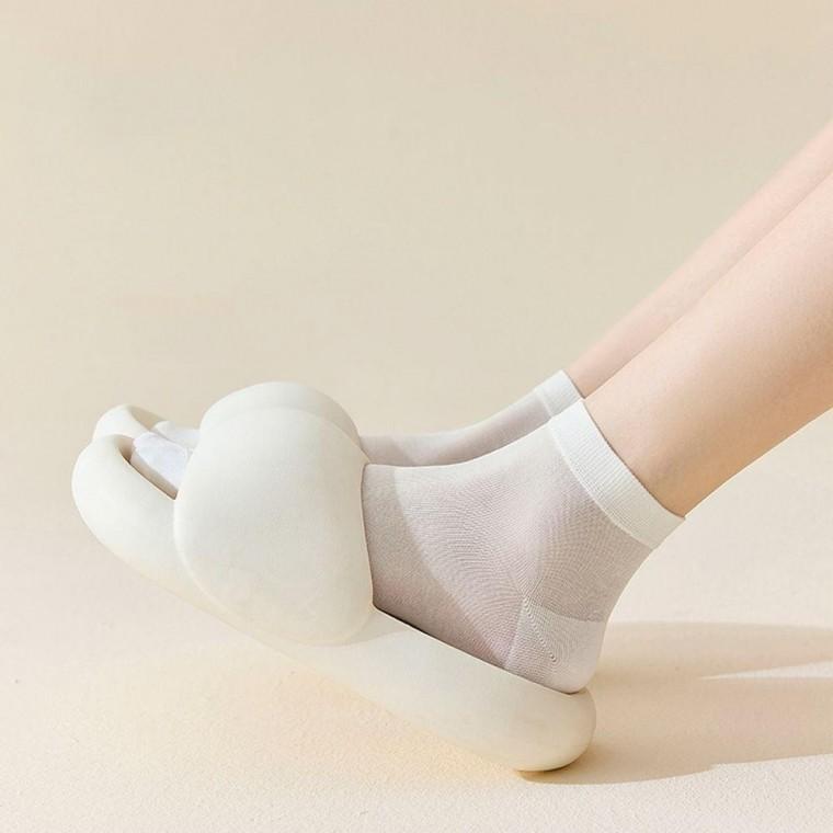 여름 여성 아이스실크 양말 메쉬양말 여름양말 얇은양말 덧신 여성
