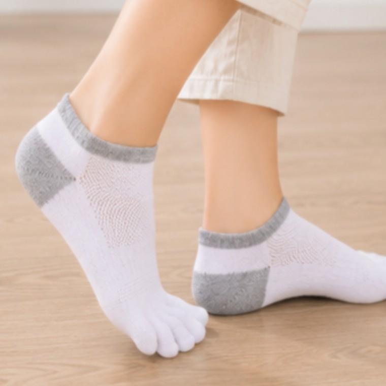 메쉬 단목 발가락양말 남성 무지 여름 러닝 등산 양말