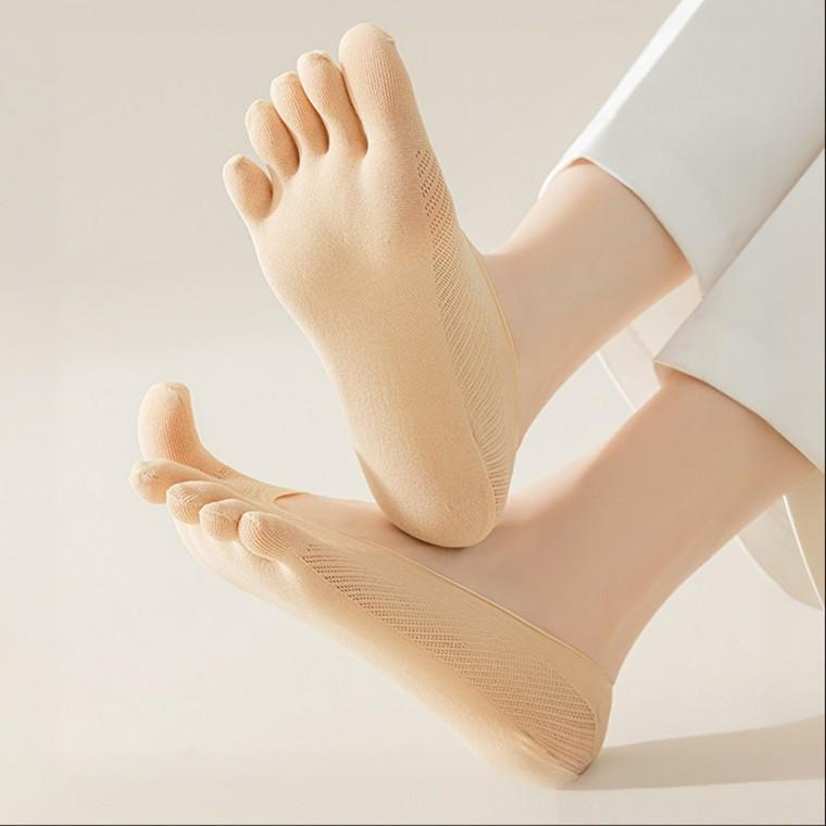 여름 여성 통풍 메쉬 발가락양말 무지 발가락덧신 페이크삭스