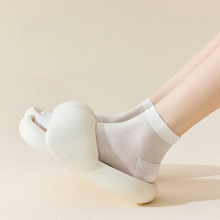 여성 여름 아이스실크 양말