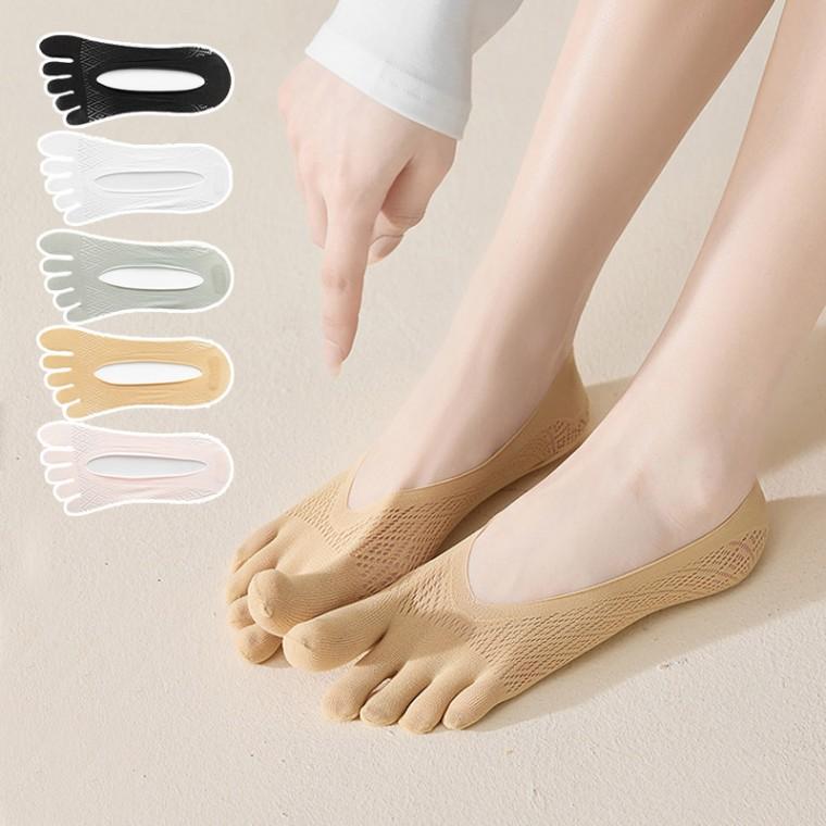 통기성 발가락 땀흡수 펀칭 메쉬 여름양말 덧신 여성