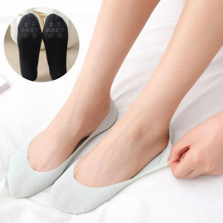 쿨 무 봉제 덧신 안벗겨지는 페이크 삭스 양말 여성 실리콘 여름 깔끔한 스타일 전체
