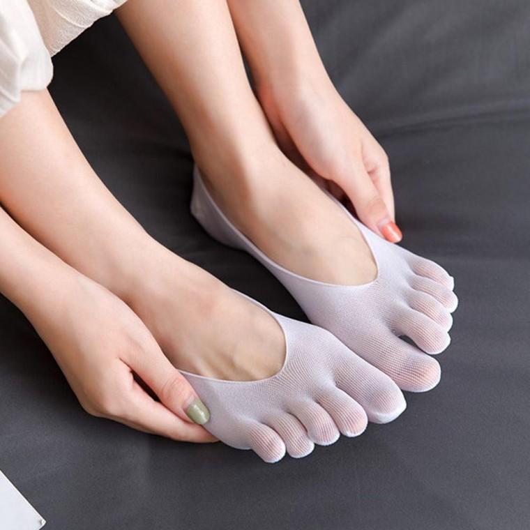 여성 발가락 덧신 스타킹 양말 발냄새 제거 페이크 삭스 통풍 여름