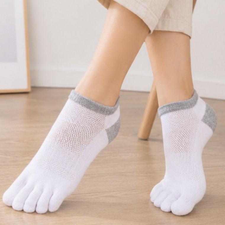 여름 메쉬 남성 발가락 양말 단목 스포츠 러닝 얇은