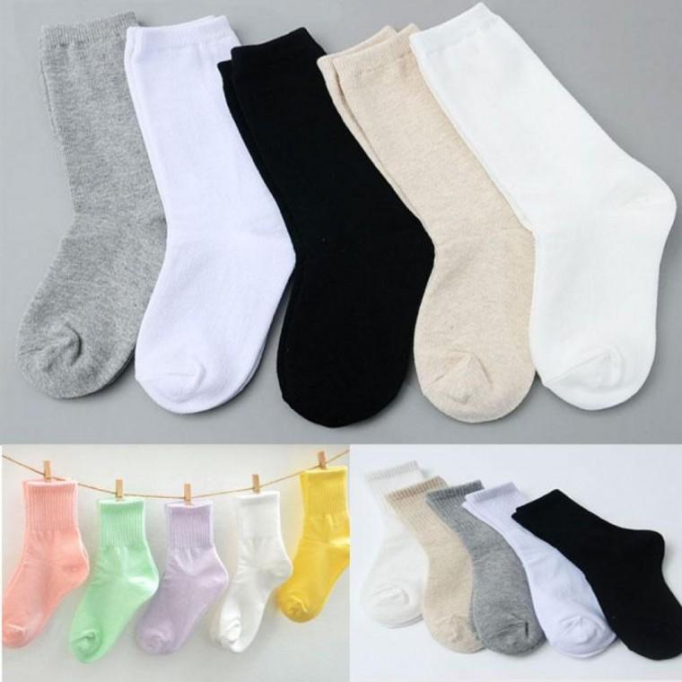 국산 면 양말 성인 프리미엄 학생커버 및 무지긴목 1켤레