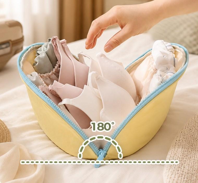 홍대온니-여행용 속옷 파우치 캐리어 이너백 다용도 가방 브라 팬티 양말 소품 수납 메이크업 보조가방