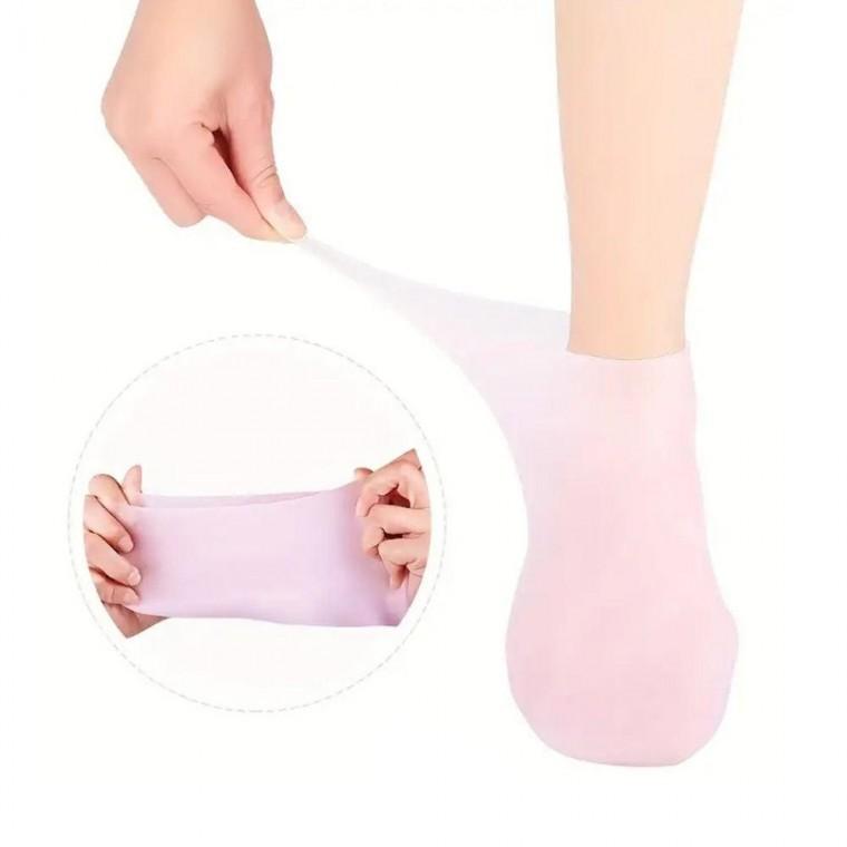 실리콘 보습 양말 발 뒷꿈치 보습 관리 양말 풋케어 발건조 발케어 보습양 실리콘 발뒷꿈치