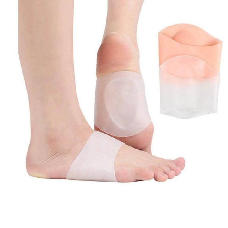 무너진 아치 신축성 실리코 재질 발바닥 밴드 쿠션 히든 양말 앞쿰치 보호 구두