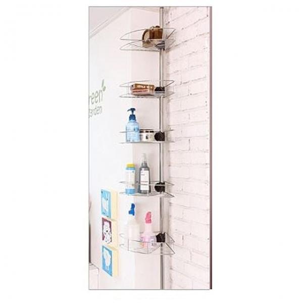 다용도 클램프고정코너선반 5단