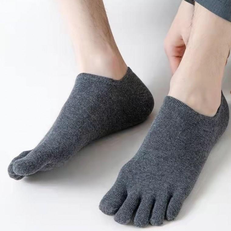 땀흡수 남성 발가락양말 단목 면 소재 발편한 양말