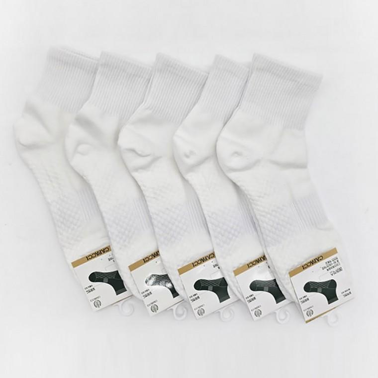 여자 캐주얼 데일리 운동화 스포츠 단목 양말 5켤레
