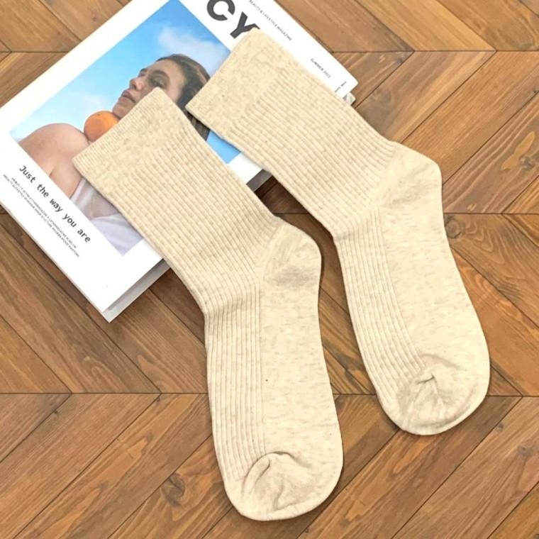 무압박 양말 남여 공용 골지 아이보리 임산부