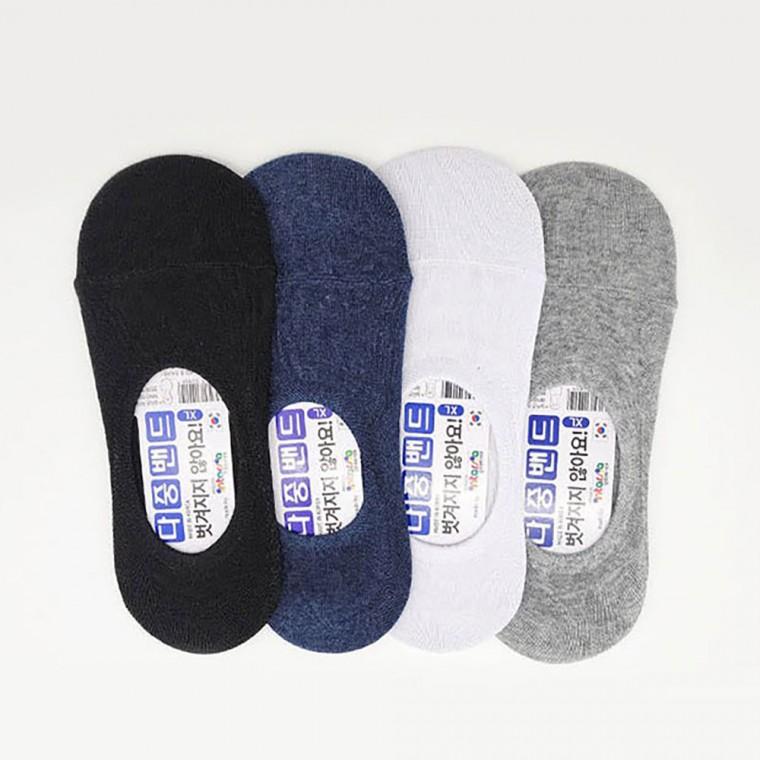 남자 운동화 캐주얼 베이직 면 양말 덧신 5켤레