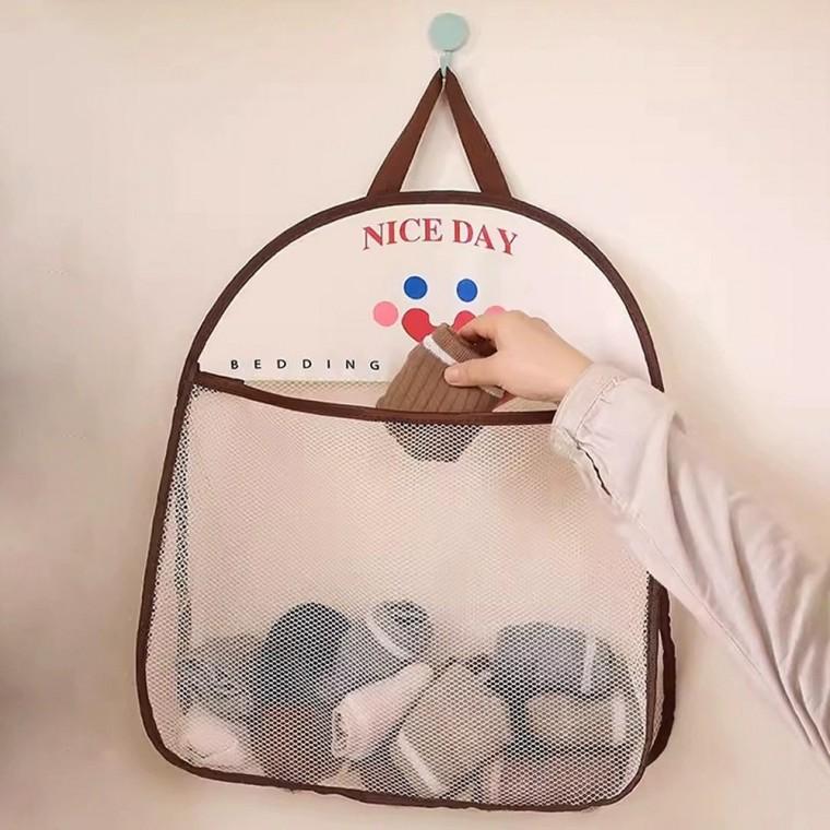 나이스데이 메쉬 대용량 속옷 양말 벽걸이 정리함