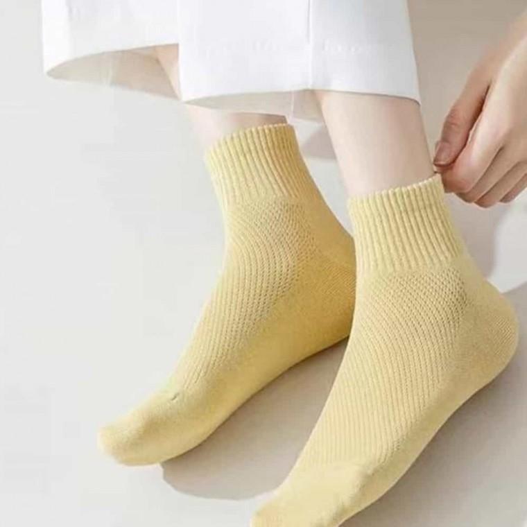여자발목양말 발편한양말 컬러양말 발목양말 5켤레 여성 삭스