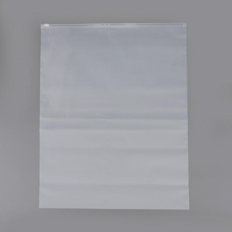 반투명 파우치 40x50cm 소품 지퍼형 지퍼팩 지퍼백 여행 보관 양말
