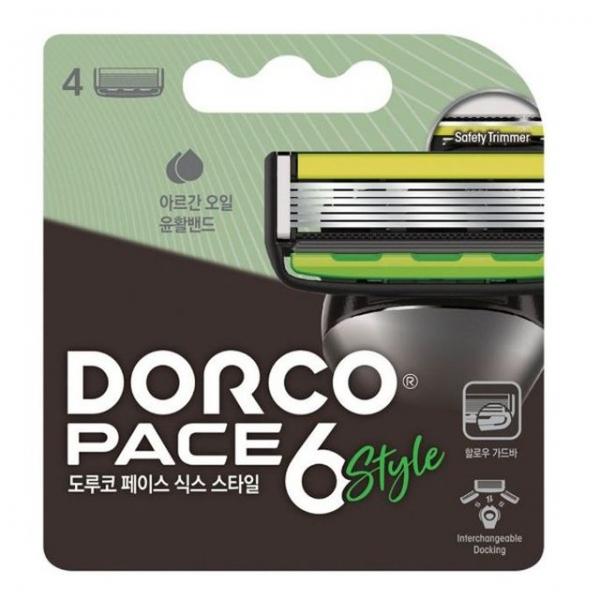 도루코 면도날 페이스6 스타일 면도기날 6중 4개입