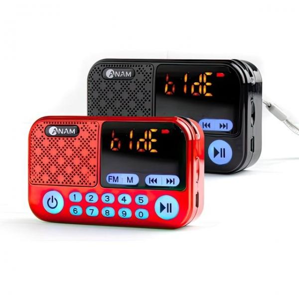 아남 라디오 MP3 휴대용 미니 어르신 색랜덤 낚시