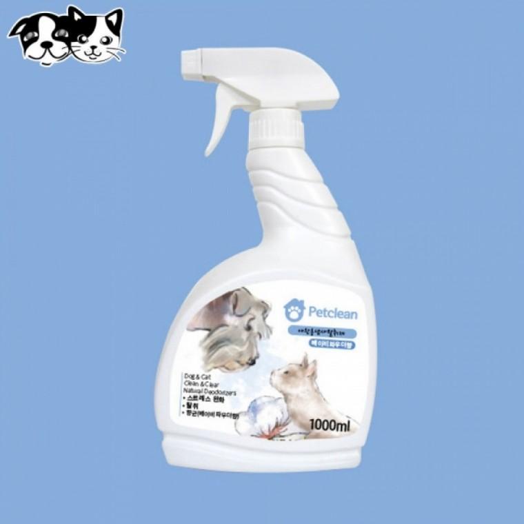 펫크린 탈취제 1000ml (베이비파우향) (강아지 탈취제)