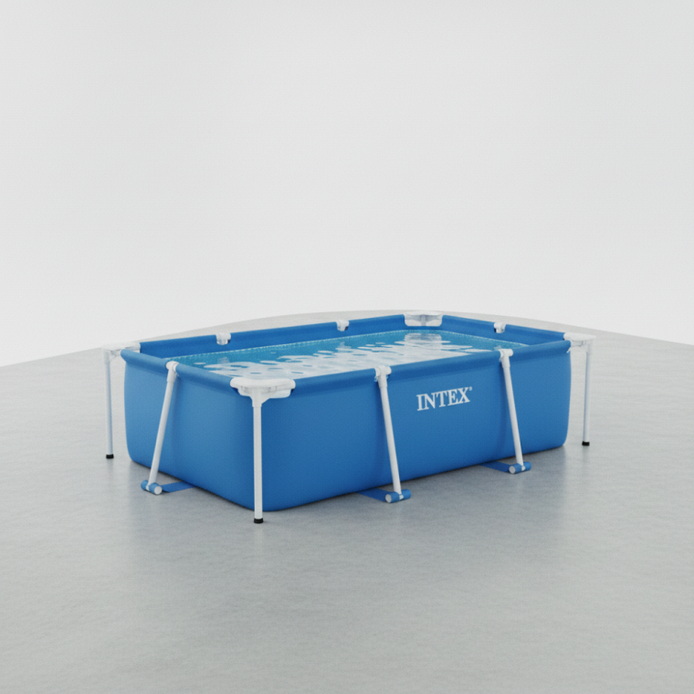 가정용 조립식 사각 야외 수영장 220x150x60cm 물놀이 풀장