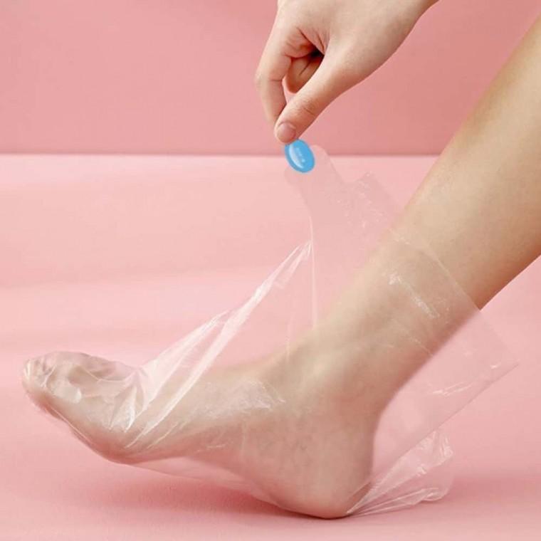 일회용 비닐 양말 100P 비닐덧신 투명양말 비닐양말 발관리덧신 위생비닐양말
